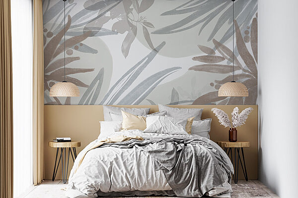 Von der Natur inspiriertes abstraktes Blattdesign Fototapeten Von der Natur inspiriertes abstraktes Blattdesign