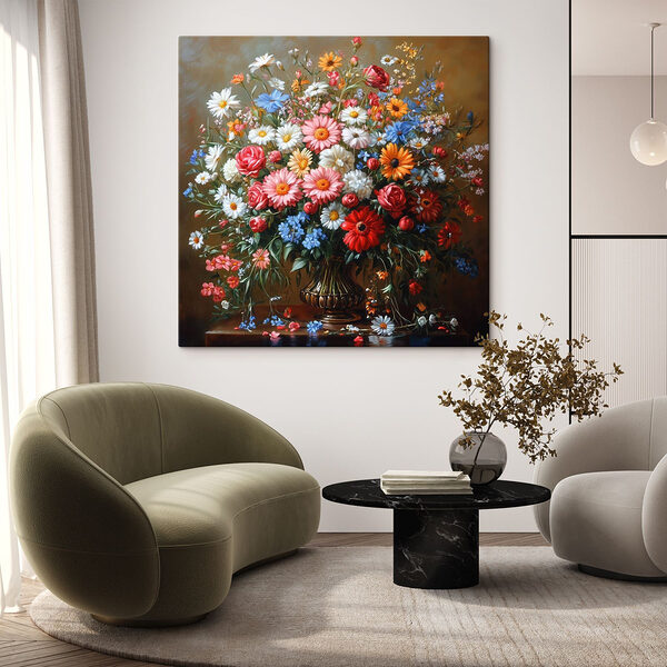 Gemälde eines Blumenstraußes Wandbilder Gemälde eines Blumenstraußes