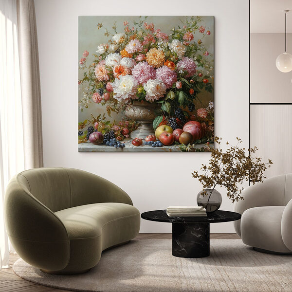 Gemälde von Blumen in einer Vase Wandbilder Gemälde von Blumen in einer Vase