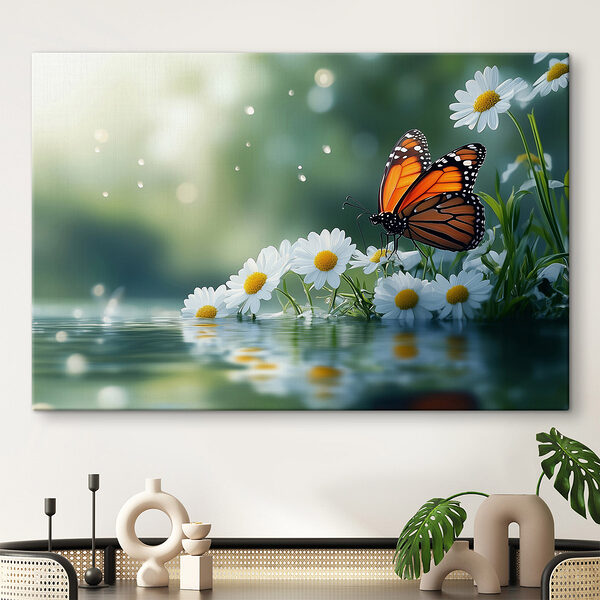Schmetterling auf einer Blume Wandbilder Schmetterling auf einer Blume
