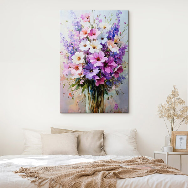 Gemälde von Blumen in einer Vase Wandbilder Gemälde von Blumen in einer Vase