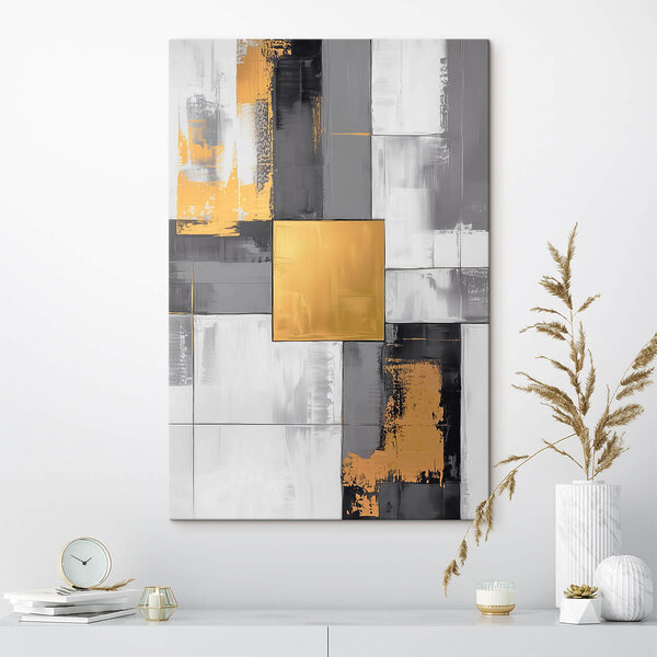 Dynamisches Zusammenspiel von Farben und Texturen Wandbilder Dynamisches Zusammenspiel von Farben und Texturen