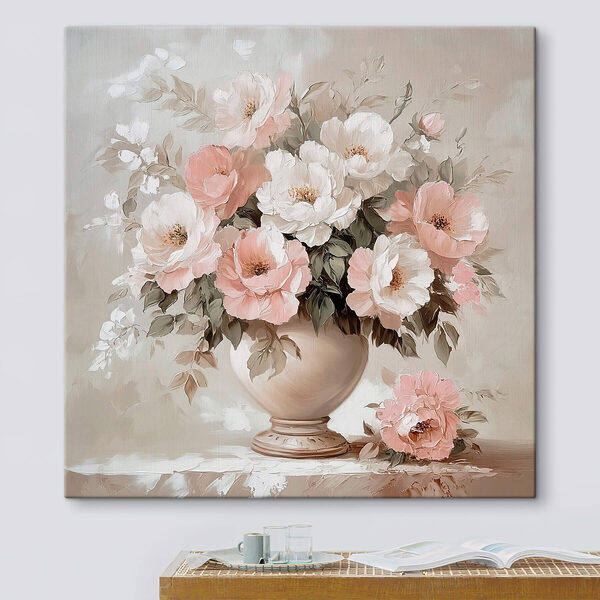Gemälde von Blumen in einer Vase Wandbilder Gemälde von Blumen in einer Vase