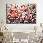 Wandbilder Schöne Blüten in zarten Pastelltönen