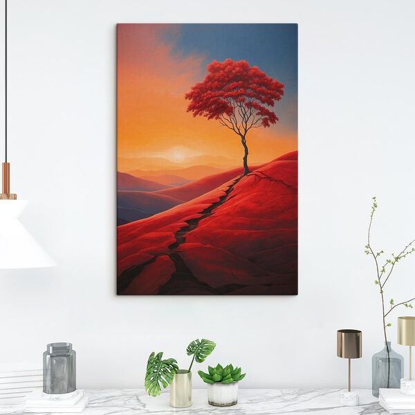 Baum auf einem Hügel Wandbilder Baum auf einem Hügel