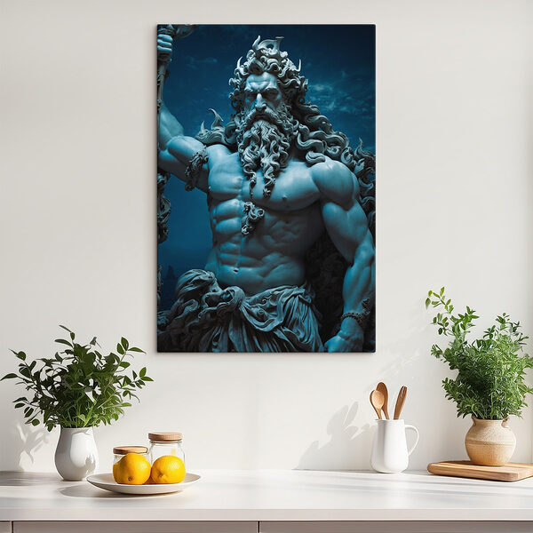 Statue eines Mannes mit langem Bart Wandbilder Statue eines Mannes mit langem Bart