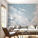 Fototapeten Blauer Himmel mit Wolken