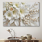 Wandbilder Elegantes Blumenarrangement in sanften Farbtönen