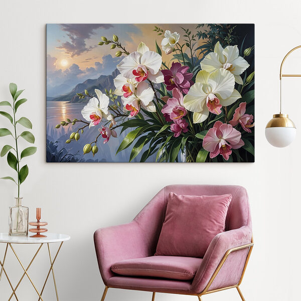Gemälde von Blumen in einer Vase Wandbilder Gemälde von Blumen in einer Vase