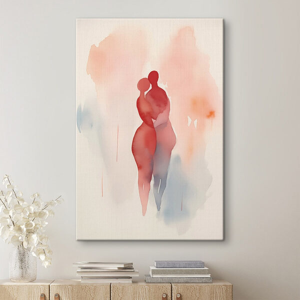 Aquarell von zwei Personen Wandbilder Aquarell von zwei Personen