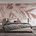 Fototapeten Zartes florales Aquarelldesign