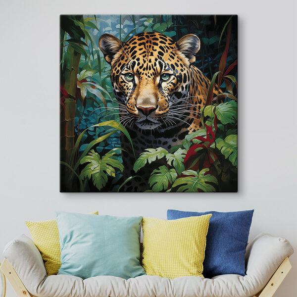 Leopard im Dschungel Wandbilder Leopard im Dschungel