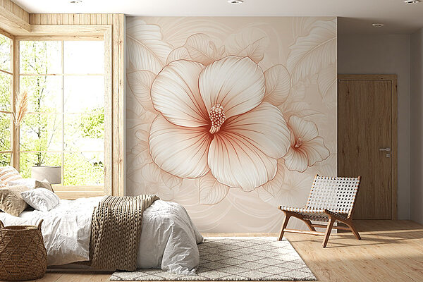 Fototapeten Zartes florales Design mit sanften Farbtönen (Artikelnummer: w02143) Fototapeten Fototapeten Zartes florales Design mit sanften Farbtönen (Artikelnummer: w02143)