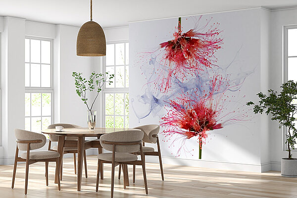 Zarte Blumen mit ätherischem Charme Fototapeten Zarte Blumen mit ätherischem Charme