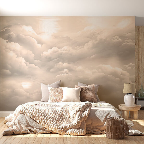 Sanfte Wolken an einem ruhigen Himmel Fototapeten Sanfte Wolken an einem ruhigen Himmel