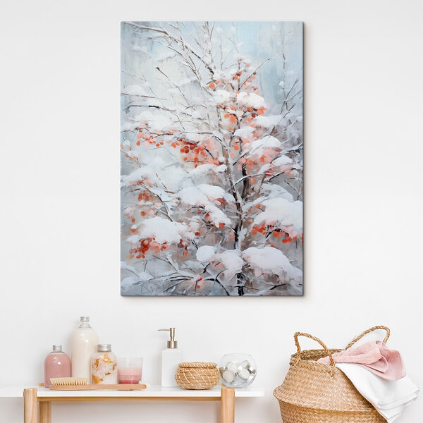Baum mit Schnee bedeckt Wandbilder Baum mit Schnee bedeckt