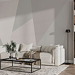 Fototapeten Graues und weißes Dreiecksmuster