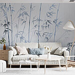 Fototapeten Gelassener Bambus in sanften Farbtönen