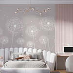 Fototapeten Löwenzahnsamen schweben in Harmonie