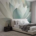 Fototapeten Zarte Blütenblätter in sanften Farbtönen