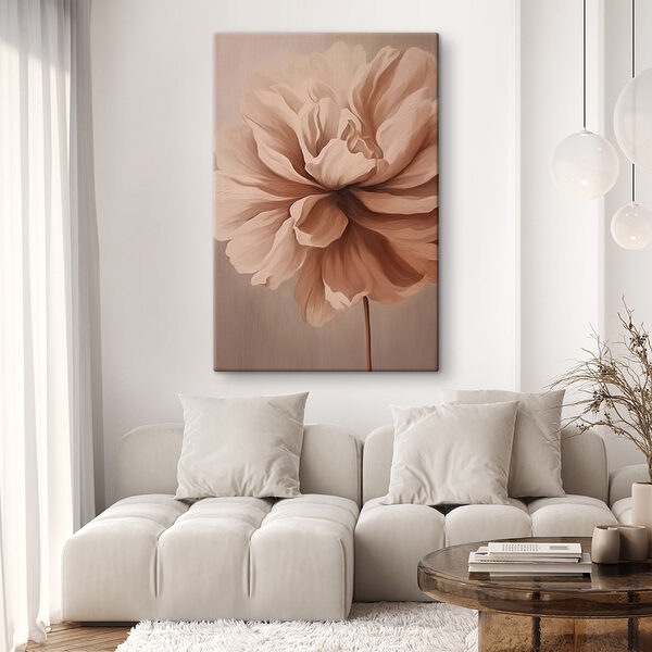 Wandbilder Zarte Blütenblätter in sanften Farbtönen