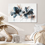 Wandbilder Aquarellmalerei von Blumen