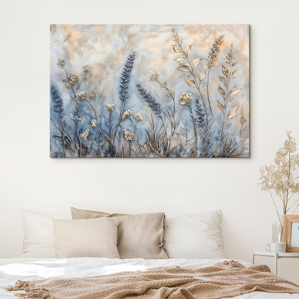 Malerei von Blumen und Blättern Wandbilder Malerei von Blumen und Blättern
