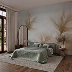 Fototapeten Ätherische Blütenblätter in sanften Farbtönen