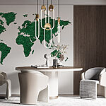 Fototapeten Karte der Welt