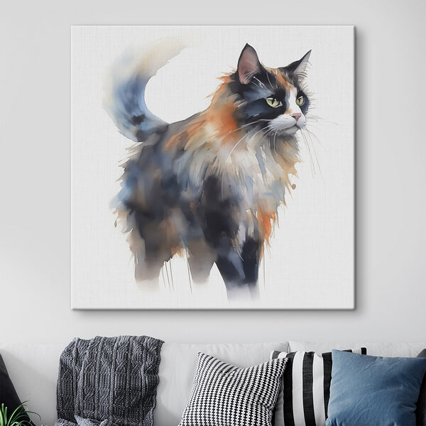 Katze mit langen Schnurrhaaren Wandbilder Katze mit langen Schnurrhaaren