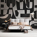 Fototapeten Schwarze und weiße Kunst
