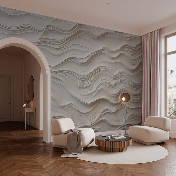 Aus einer Wand ausgeschnittenes weißes Papier Fototapeten Aus einer Wand ausgeschnittenes weißes Papier