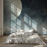 Fototapeten Der Mond am Himmel