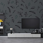 Fototapeten Muster aus Blumen und Blättern