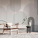 Fototapeten Graues und schwarzes Design