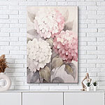 Wandbilder Gemälde mit rosa Blumen
