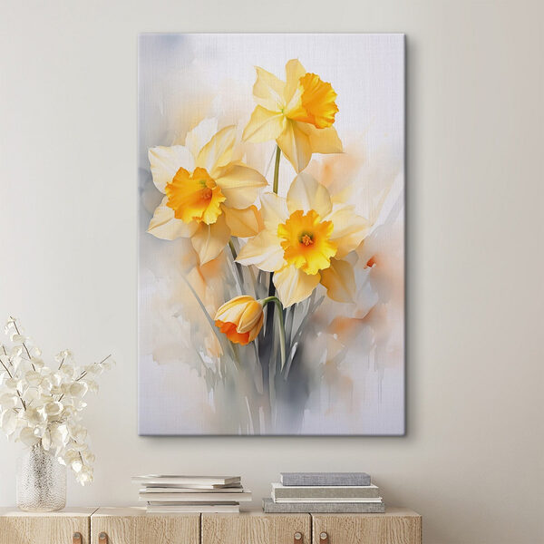 Gruppe von gelben und weißen Blumen Wandbilder Gruppe von gelben und weißen Blumen