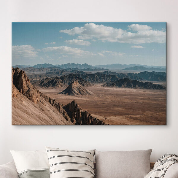 Landschaft mit Bergen und blauem Himmel Wandbilder Landschaft mit Bergen und blauem Himmel