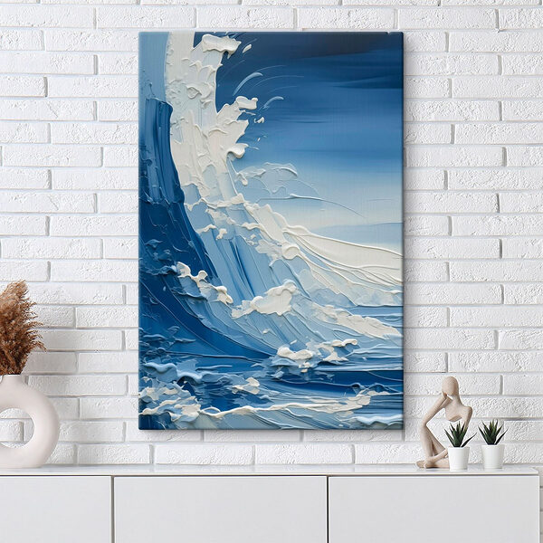 Gemälde einer Welle Wandbilder Gemälde einer Welle