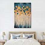 Wandbilder Skurrile Blüten in leuchtenden Farben