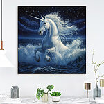 Wandbilder Einhorn im Wasser