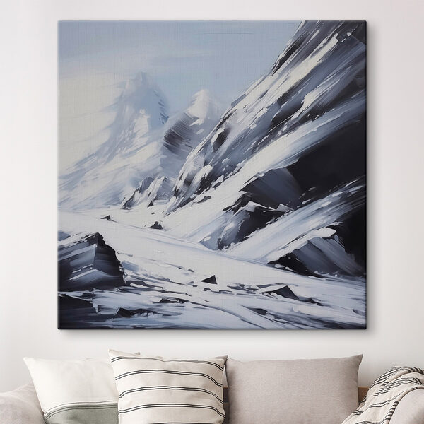 Verschneites Gebirge Wandbilder Verschneites Gebirge