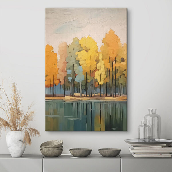 Bemalung von Bäumen mit Wasser Wandbilder Bemalung von Bäumen mit Wasser