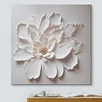 Wandbilder Weiße Blume aus Papier