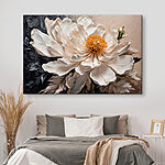 Wandbilder Weiße Blüte mit gelber Mitte