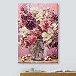 Wandbilder Gemälde von Blumen in einer Vase