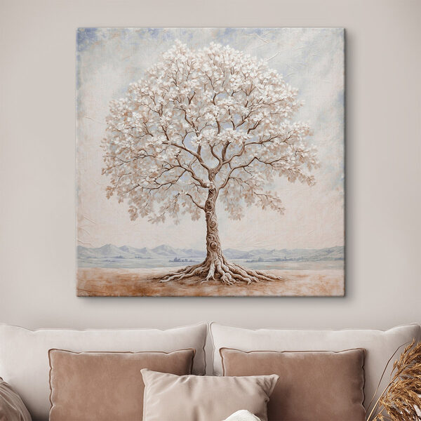 Baum mit weißen Blüten Wandbilder Baum mit weißen Blüten
