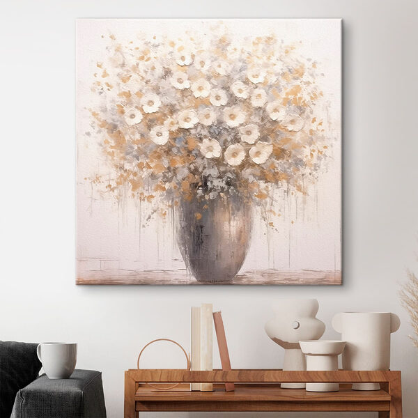 Gemälde von Blumen in einer Vase Wandbilder Gemälde von Blumen in einer Vase