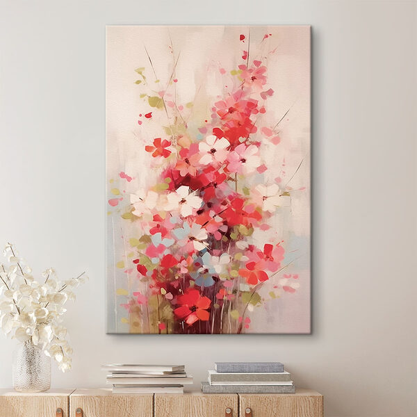 Gemälde von Blumen in einer Vase Wandbilder Gemälde von Blumen in einer Vase