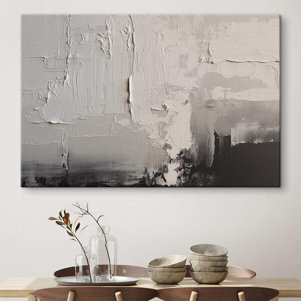 Weiße und schwarze Wand Wandbilder Weiße und schwarze Wand
